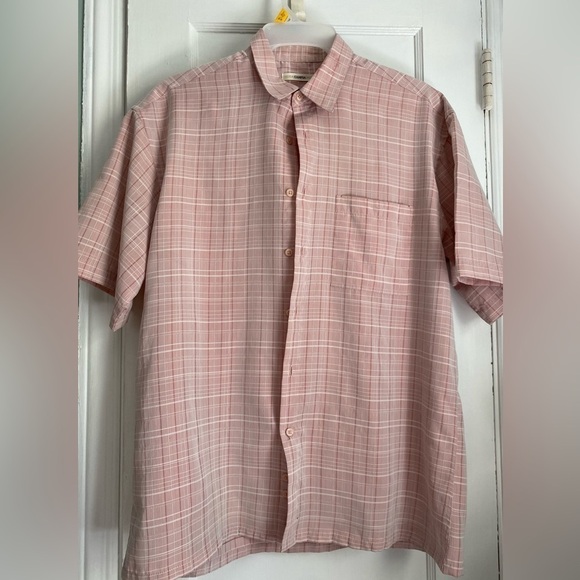 Campia Moda Short Sleeve Menta Button Up Shirt, Size: Large - Picture 2 of 8